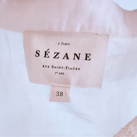 Sezane Honey Shirt in Ecru - Picture 2 of 5